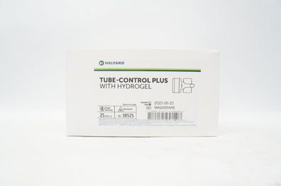 Halyard 38525 Tube-Control Plus  With Hydrogel - Box of 25